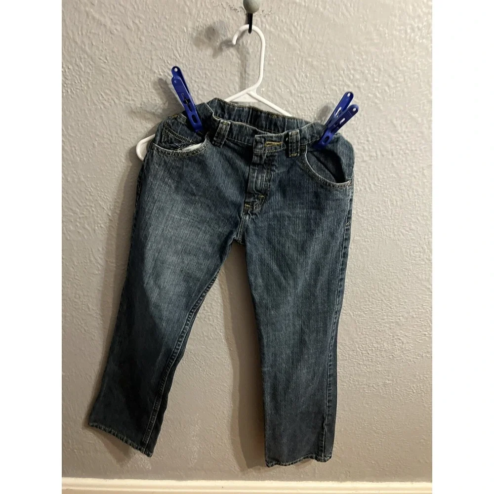 Wrangler Boy's Denim‎ Jeans RN 130273 Blue 14 Adjustable Waist 29x27